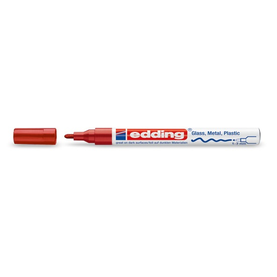 Edding 751 Red 10 pc(s)