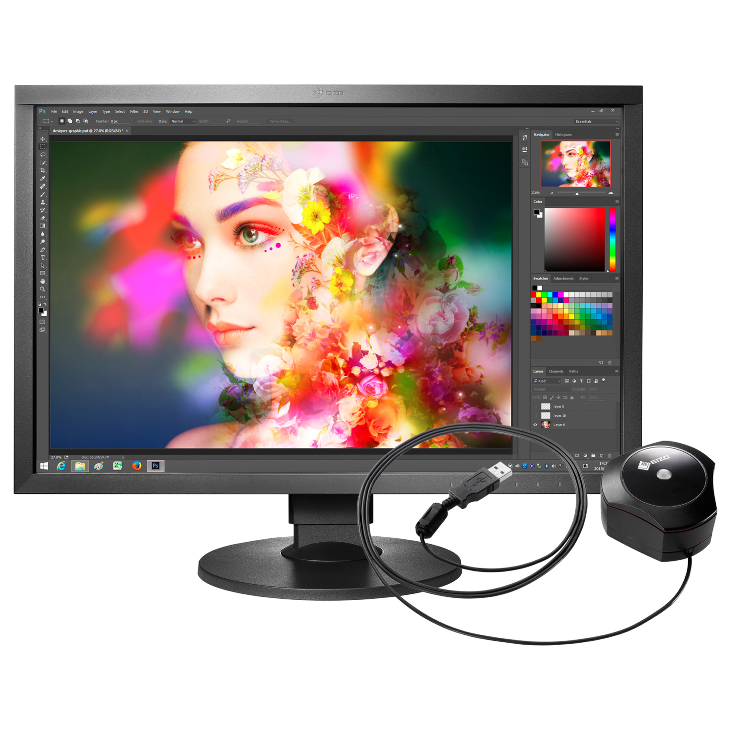 Eizo CS2420 Computer Monitors - 24.1 Inches - Black