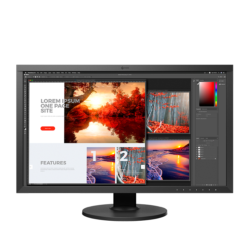 Eizo CS2740-BK Computer Monitors - 26.9 Inches - Black