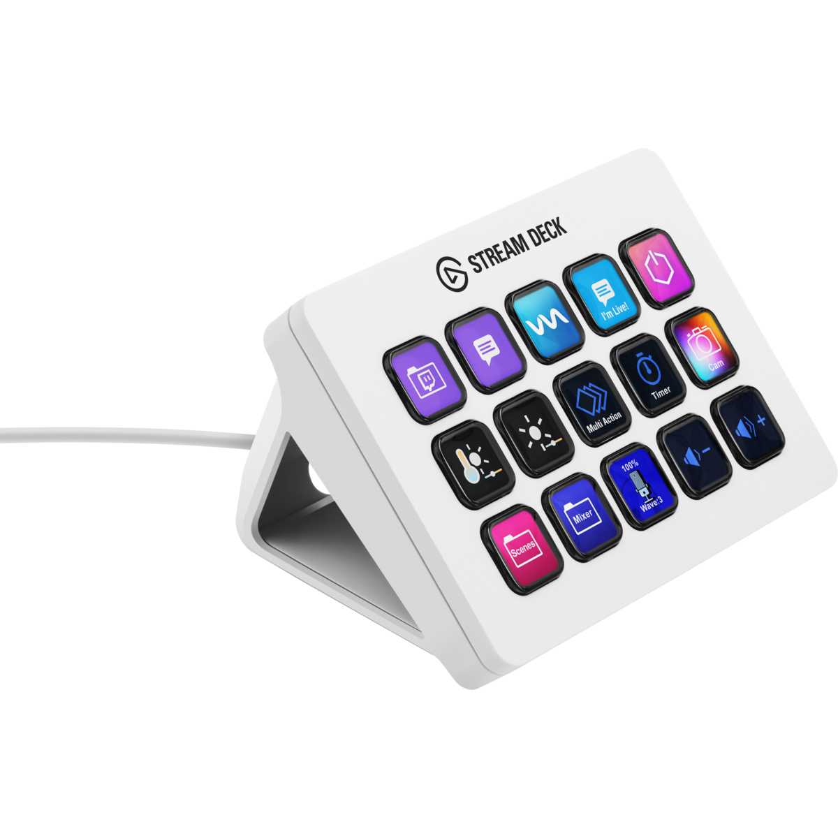 Elgato 10GBA9911 Gaming Keyboards - White