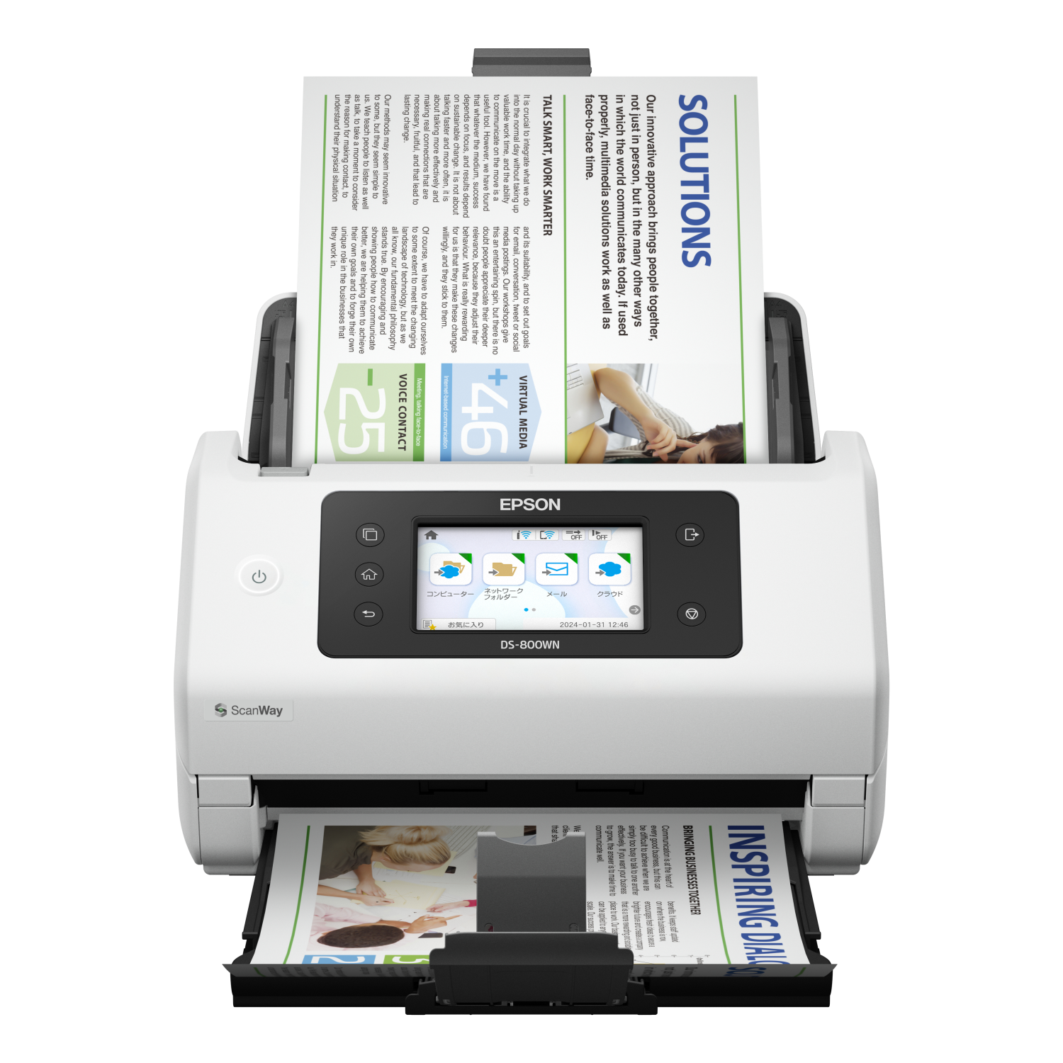 Epson DS-800WN Scanners - 4.2 Inches - White