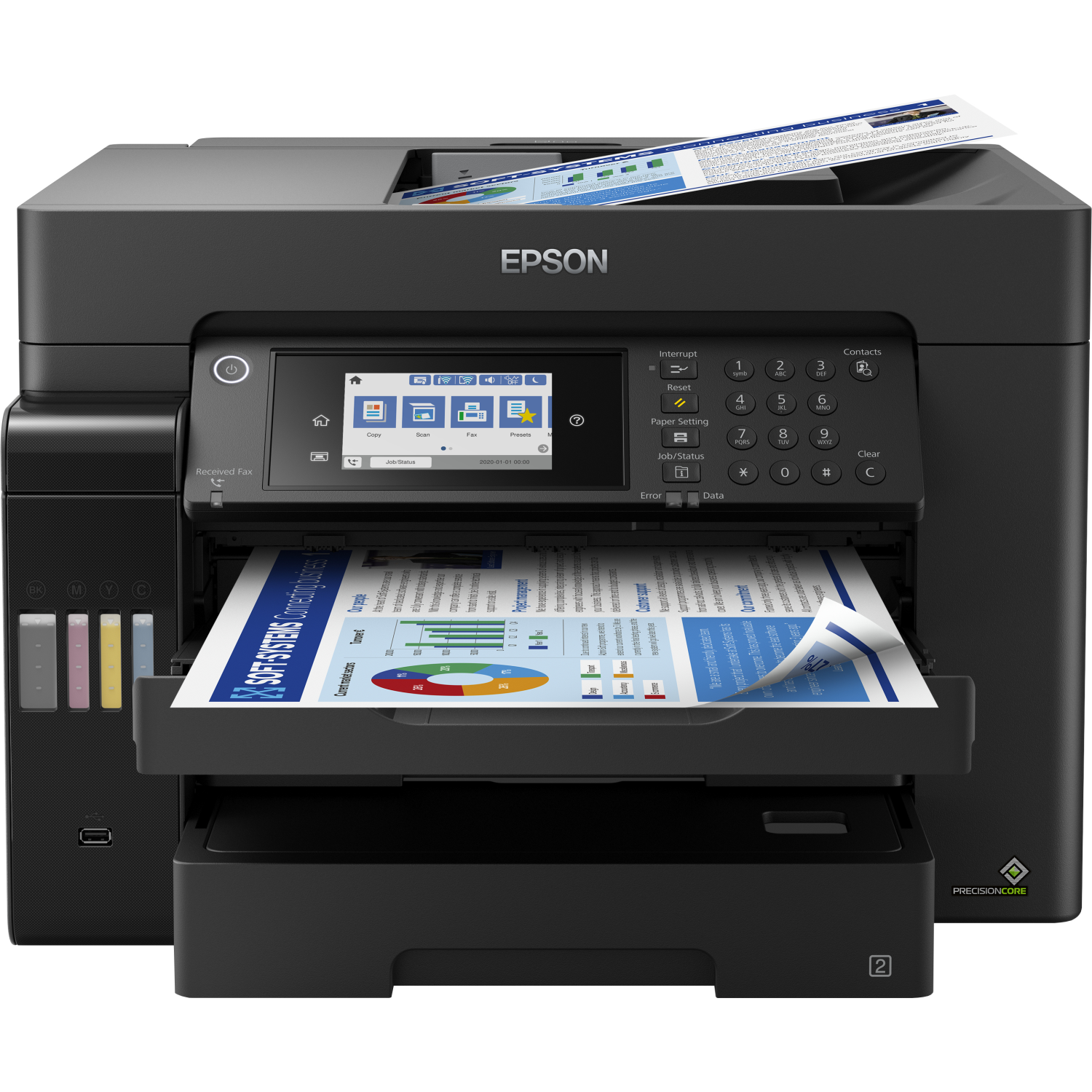 Epson ET-16655 Multifunction Printers - 4.3 Inches - Black