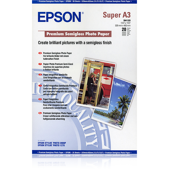 Epson 250g Photo Paper - White