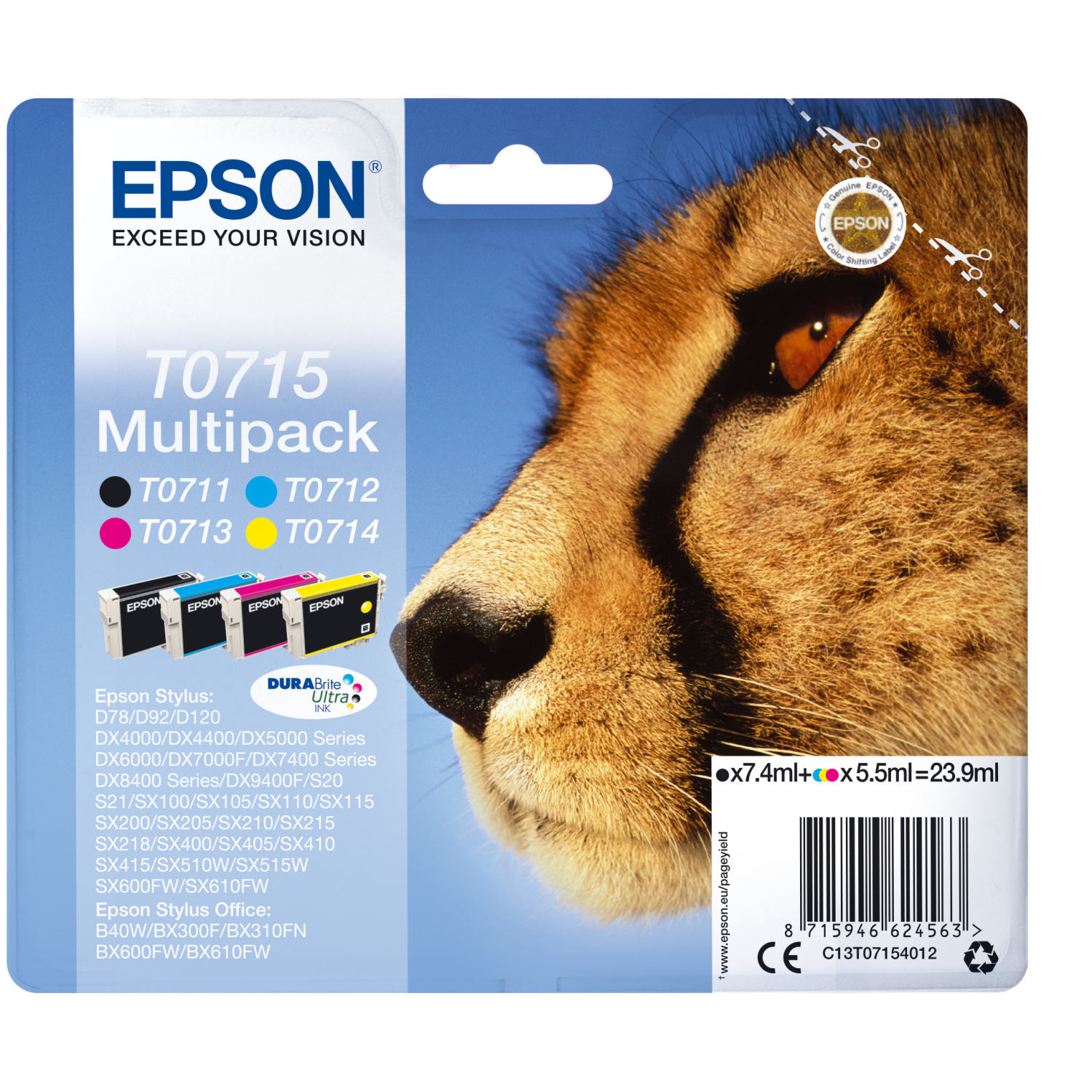 Epson C13T07154012 Ink Cartridges