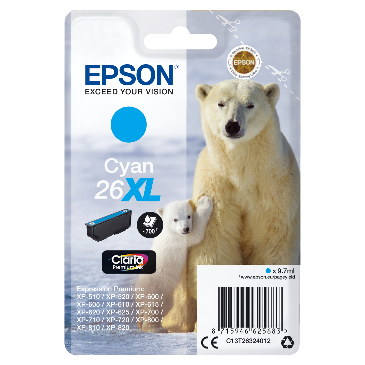 Epson C13T26324012 Ink Cartridges