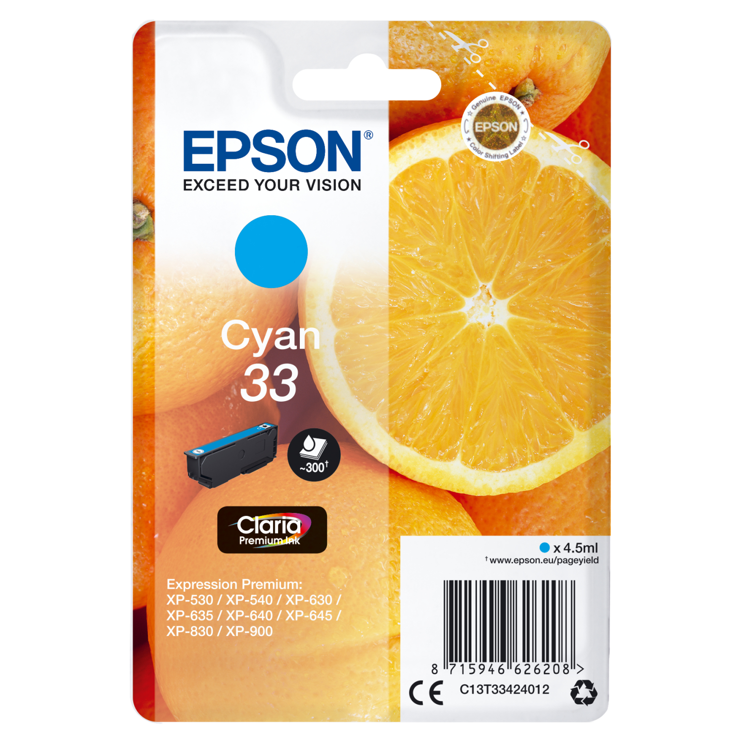 Epson C13T33424012 Ink Cartridges