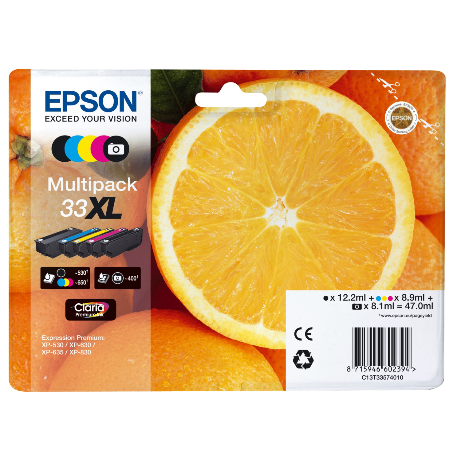 Epson C13T33574011 Ink Cartridges