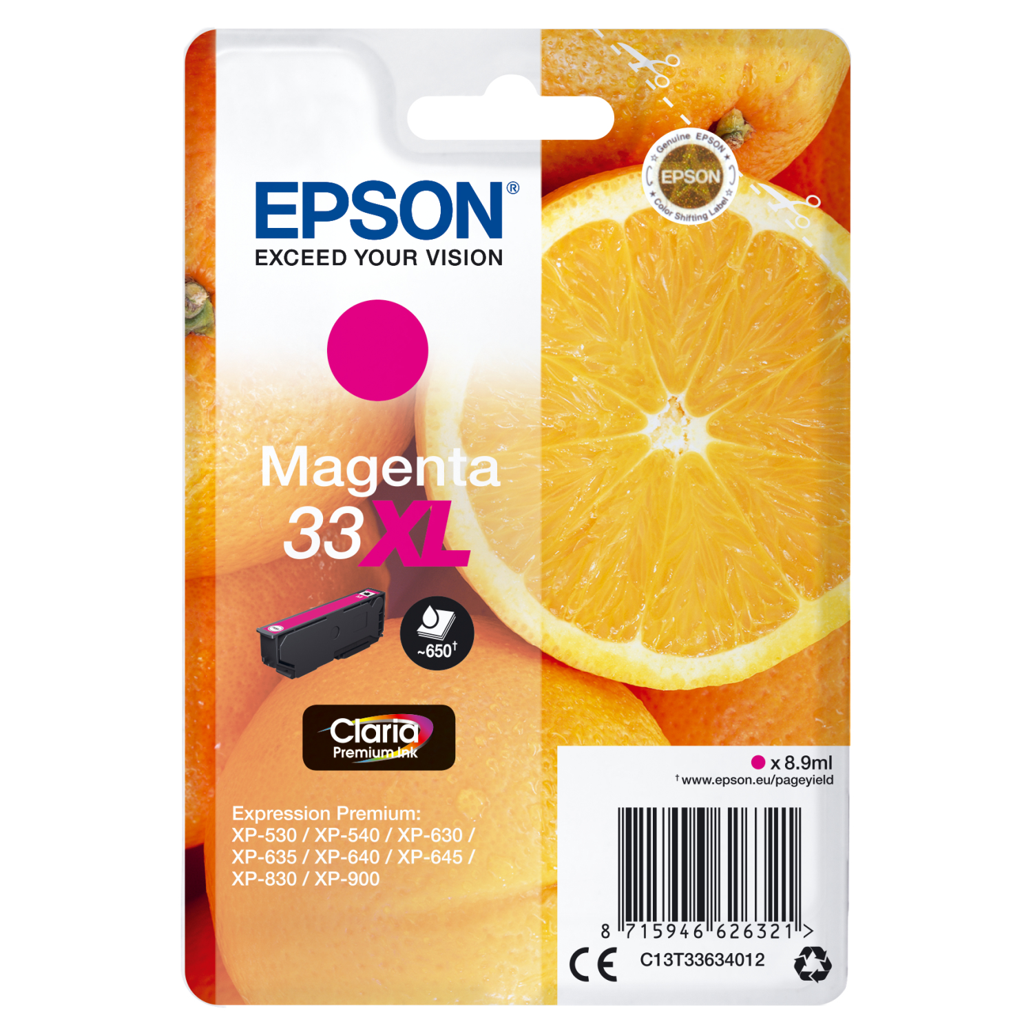 Epson C13T33634012 Ink Cartridges