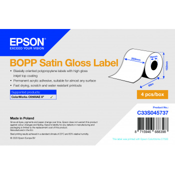 Epson C33S045737 Printer Labels