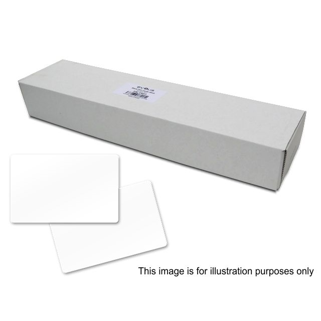 Evolis C4511 White Plastic Cards (Box of 500 pcs.) Box of 500 pcs. - Approx 1-3 working day lead.