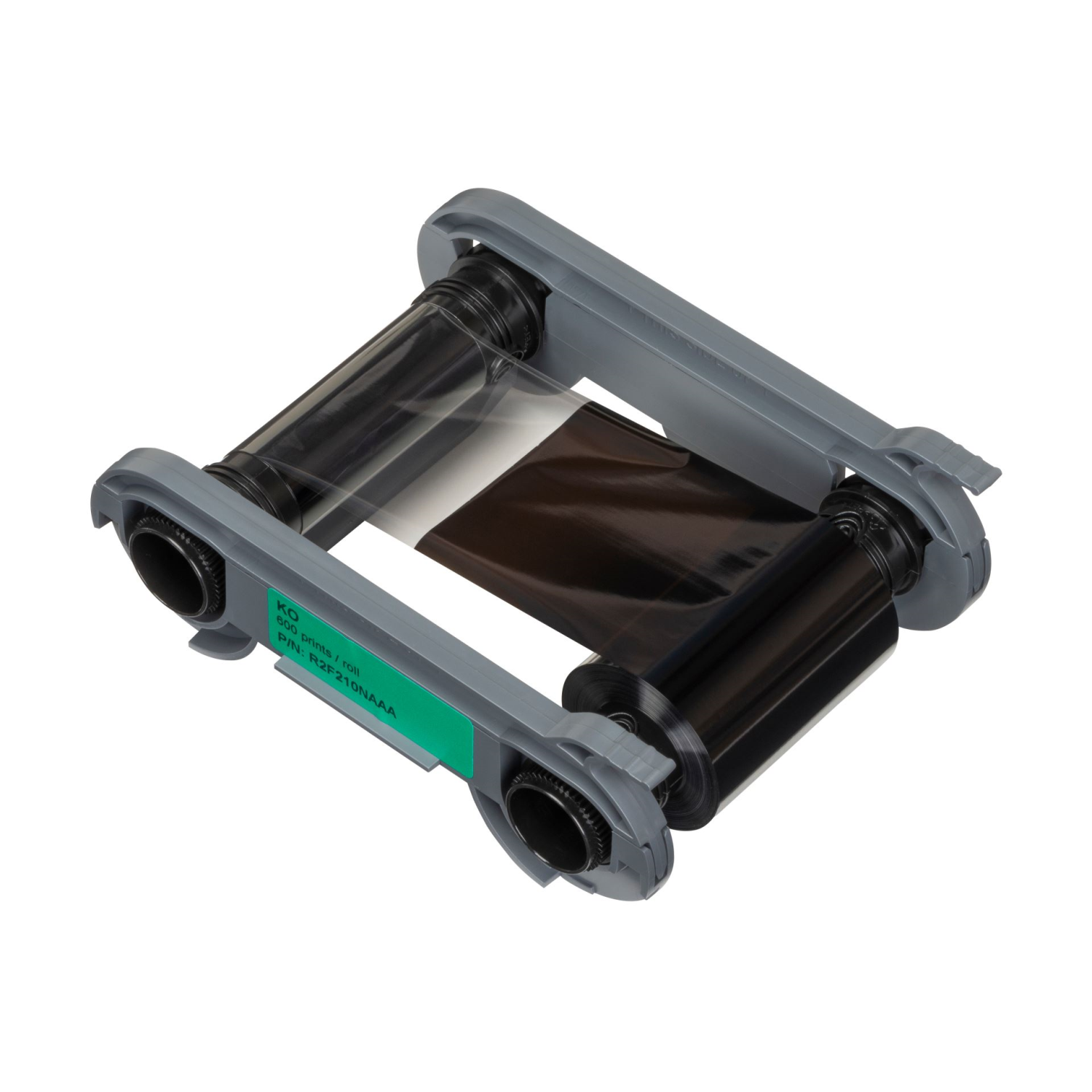 Evolis R2F210NAAA KO Black Ribbon with Overlay (600 Prints)
