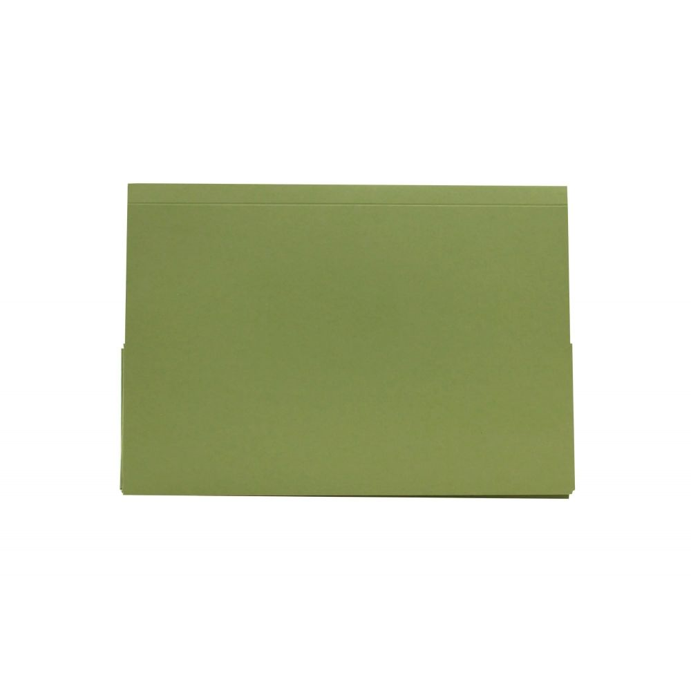 Exacompta Guildhall 25PK Double Pocket Legal Wallet 315gsm Green