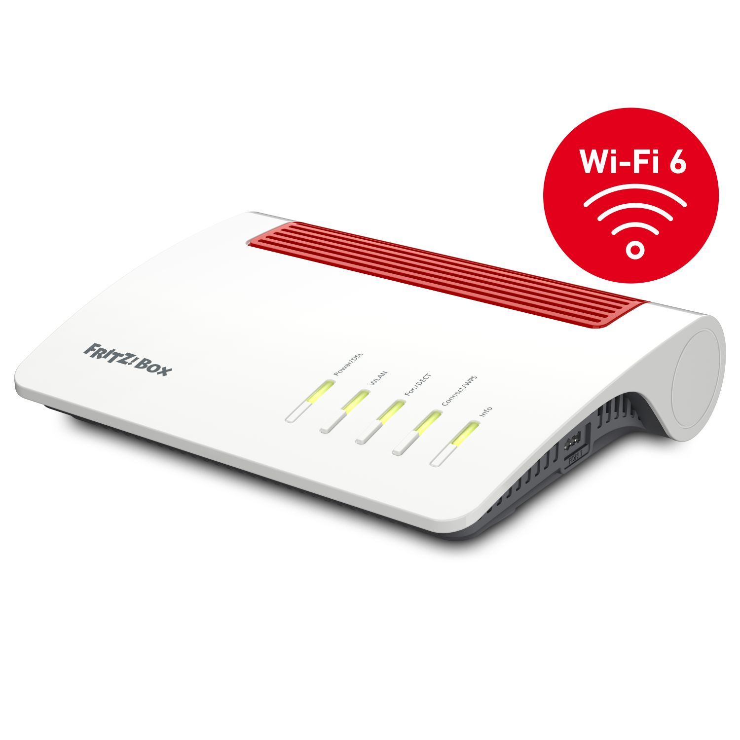 FRITZ!Box 7590 AX wireless router Gigabit Ethernet Dual-band (2.4 GHz / 5 GHz) White