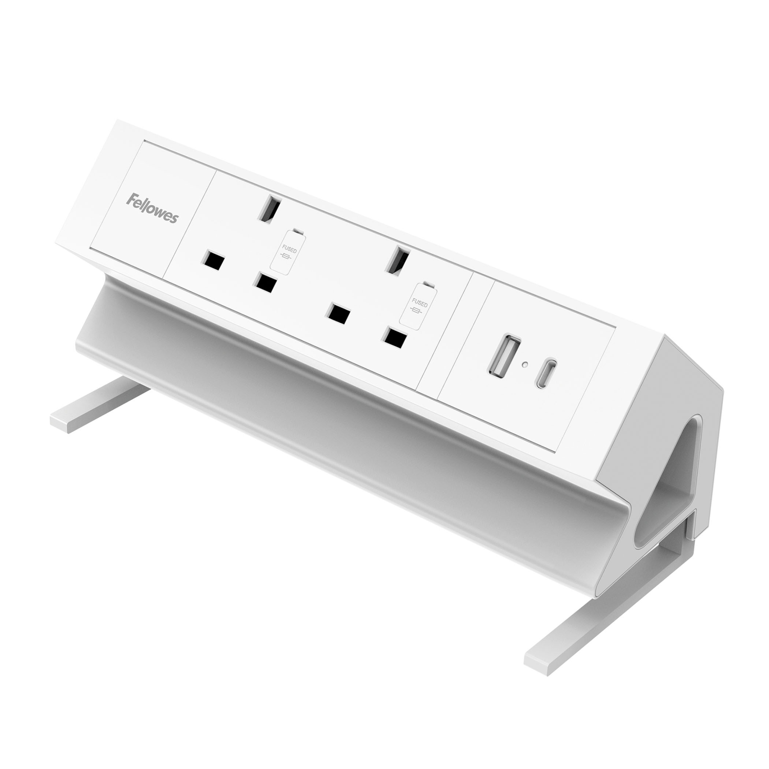 Fellowes 2x230v Power Extensions - White