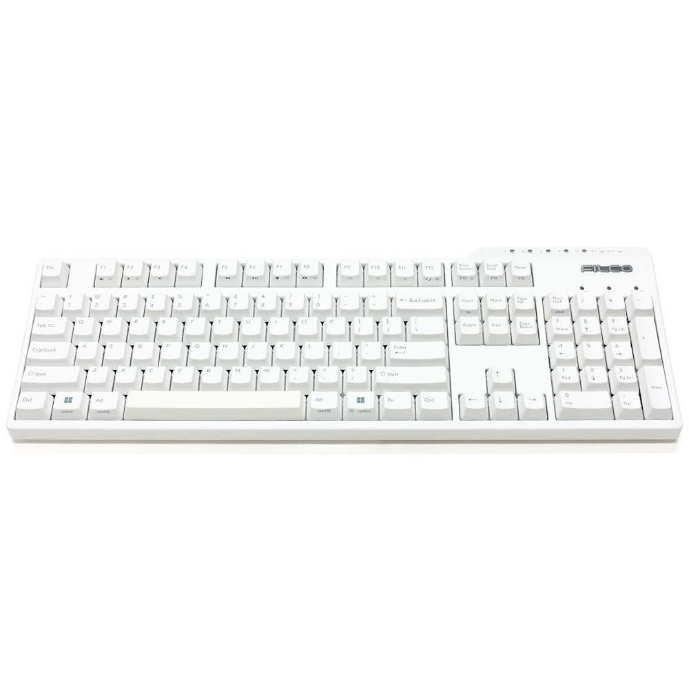 Filco USA Convertible 3 Hakua Bluetooth MX Silent Red Soft Linear Keyboard
