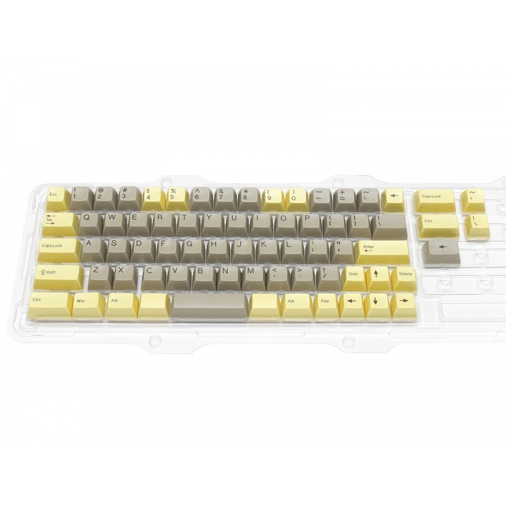Filco Double Shot Minila USA Keyset, Custard & Chocolat