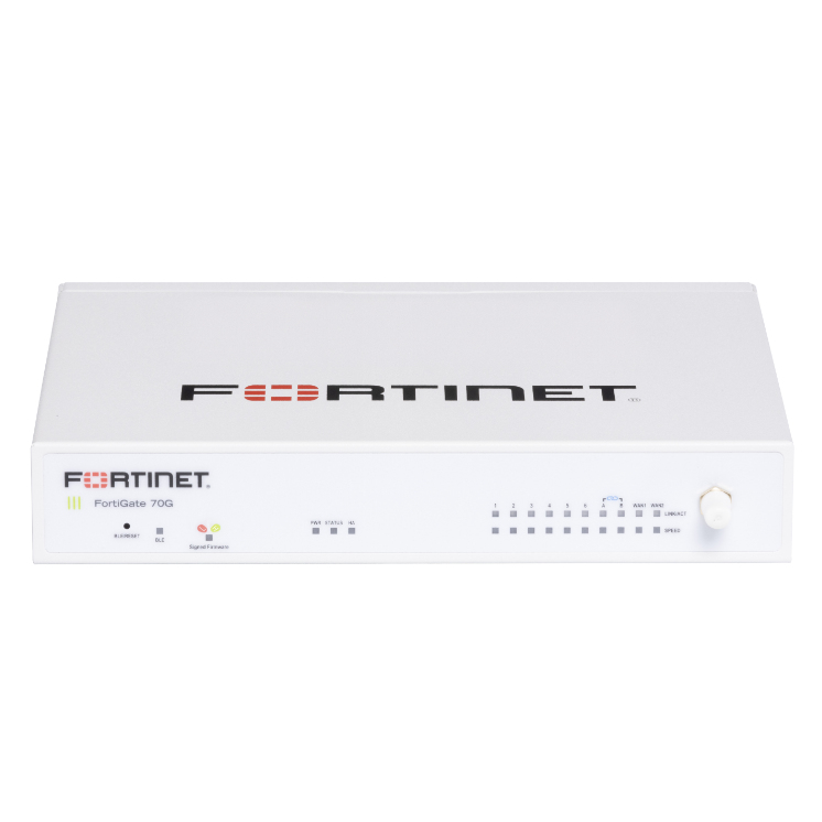 Fortinet FortiGate 70G hardware firewall Desktop 10 Gbit/s
