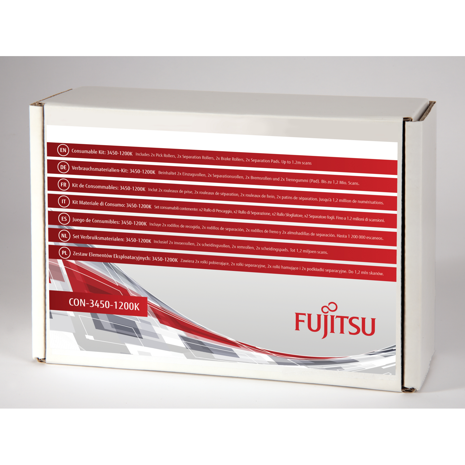 Fujitsu 3450-1200K Printer/Scanner Spare Parts - Multi