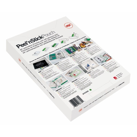 GBC 2x75 Laminator Pouches - Transparent