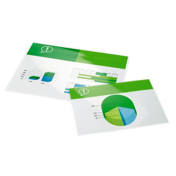 GBC 2x125 Laminator Pouches - Transparent