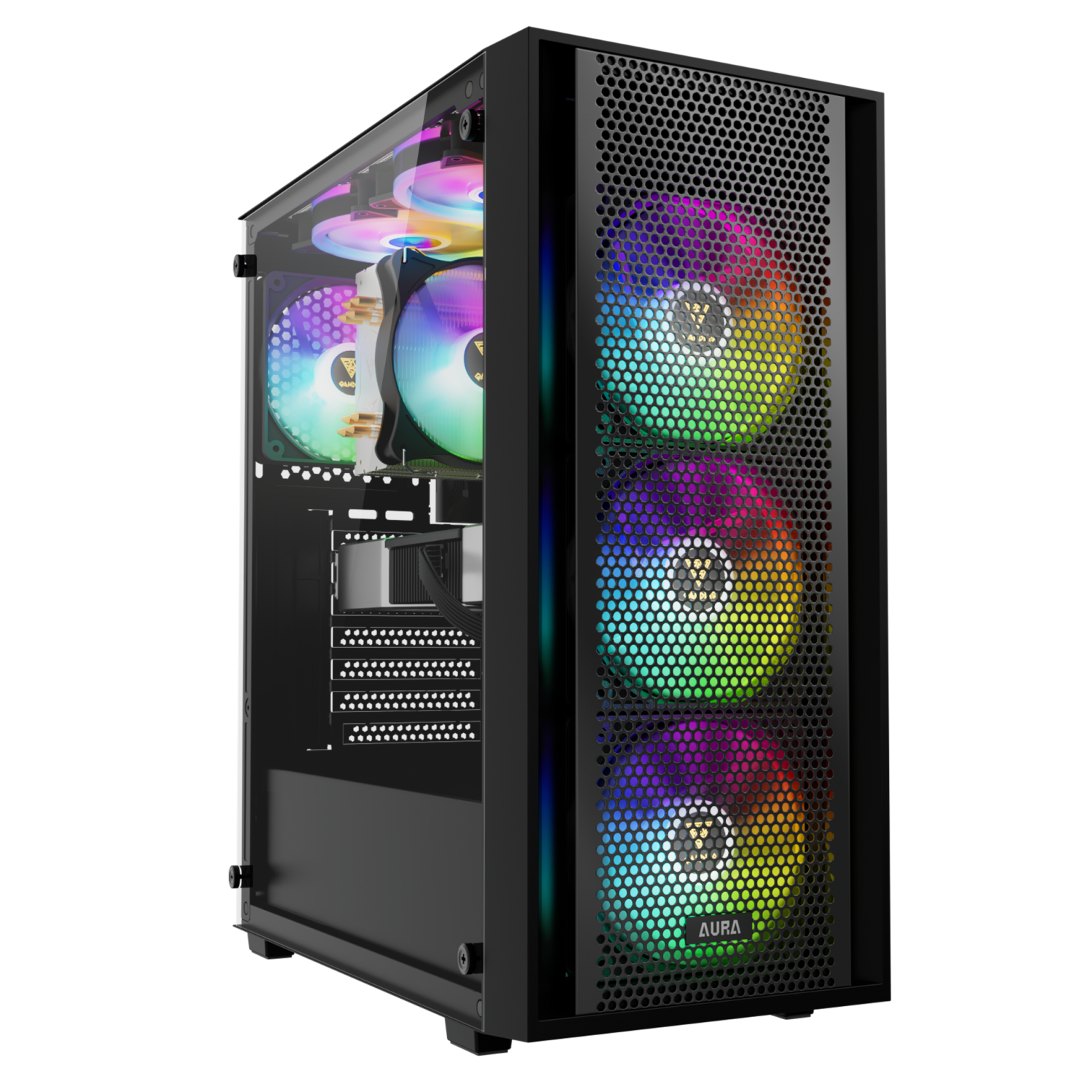 Gamdias AURA GC2 ELITE MID-TOWER BLACK CASE