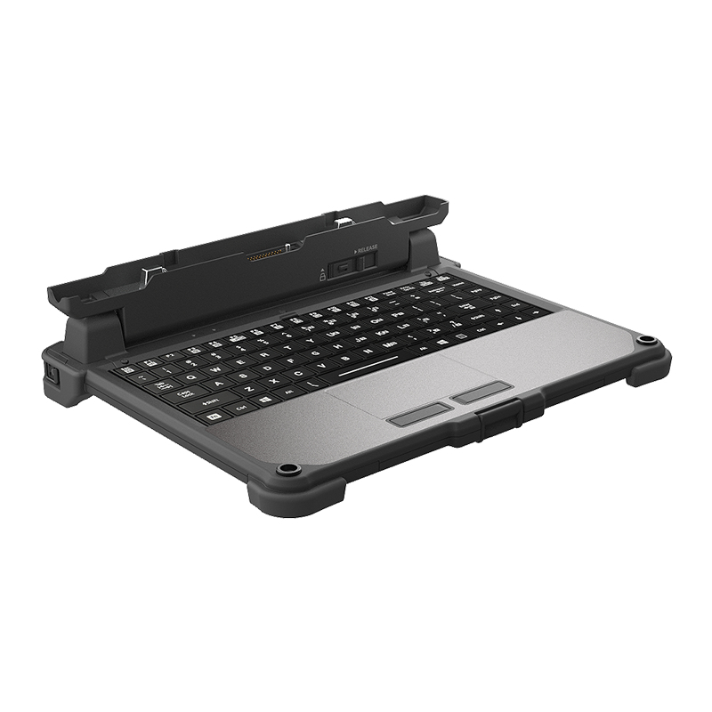 Getac GDKBML mobile device keyboard Black, Silver Pogo Pin Spanish