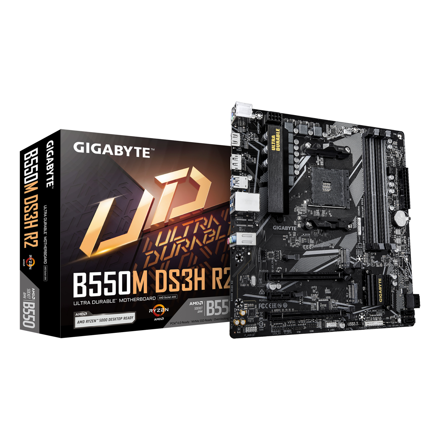 Gigabyte B550M Motherboards - Dark brown