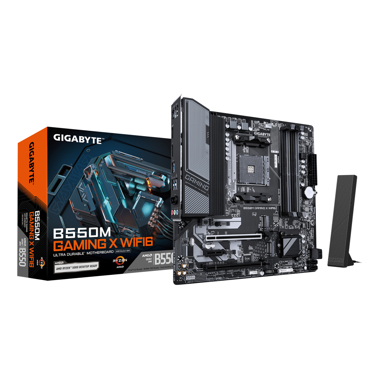 Gigabyte B550M Motherboards - Dark brown