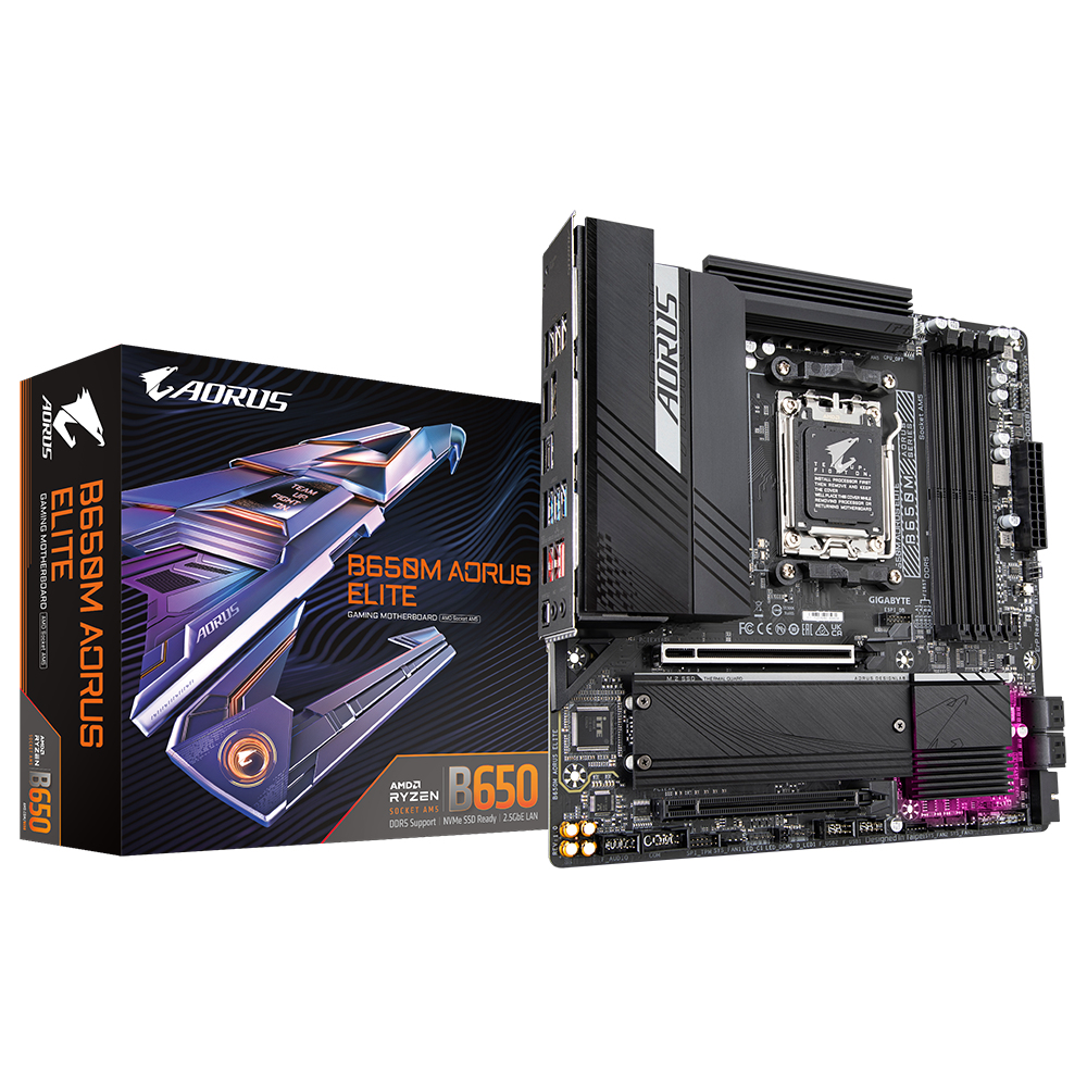 Gigabyte B650M Motherboards - Black