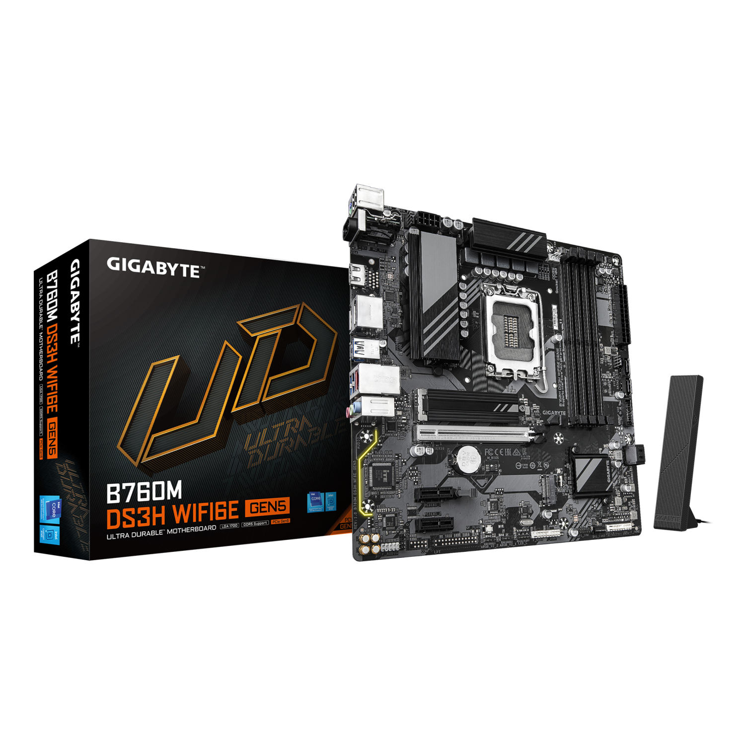 Gigabyte B760M Motherboards - Dark brown