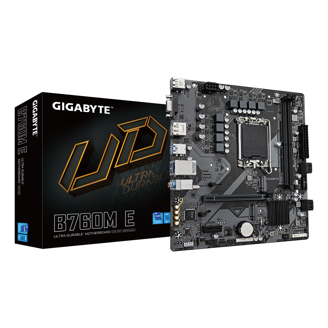 Gigabyte B760M Motherboards - Dark brown