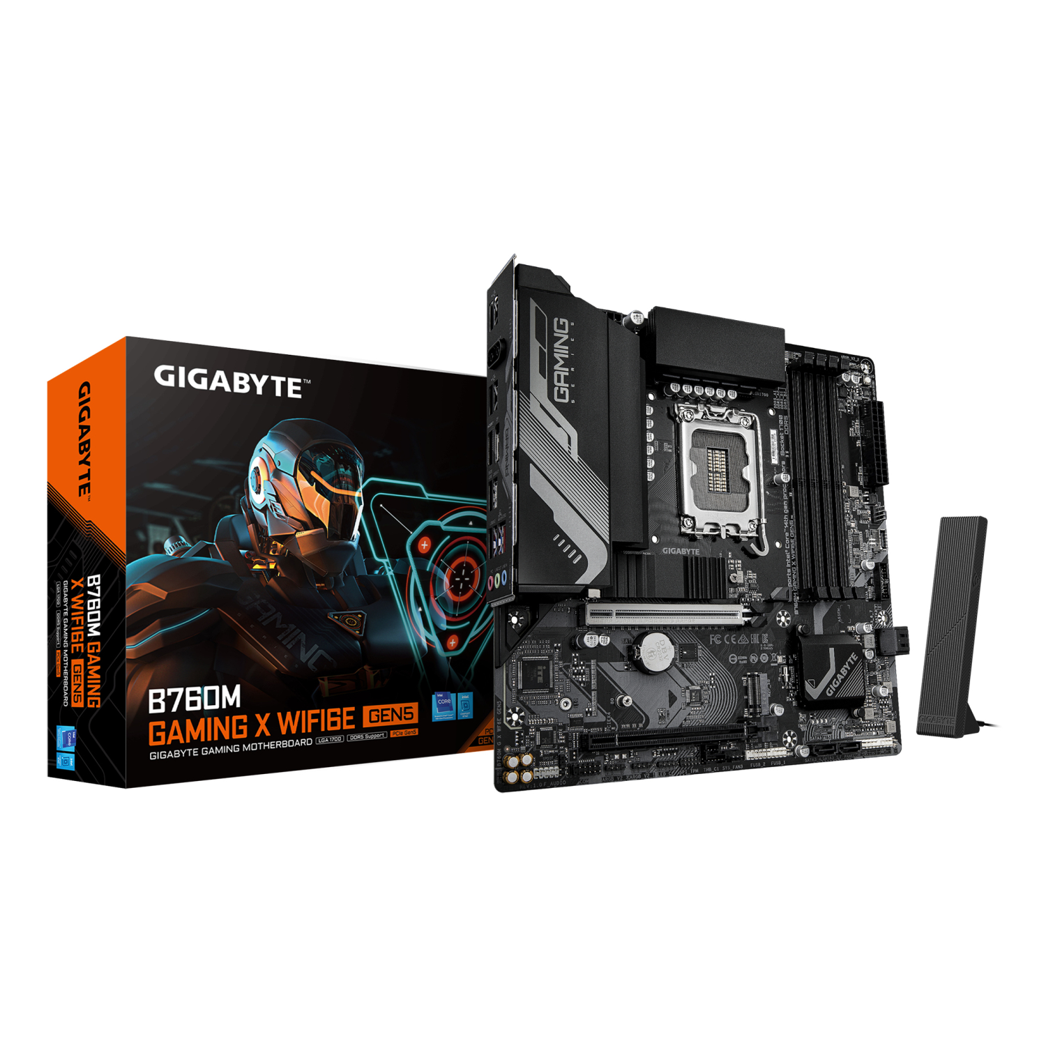 Gigabyte B760M Motherboards - Dark brown
