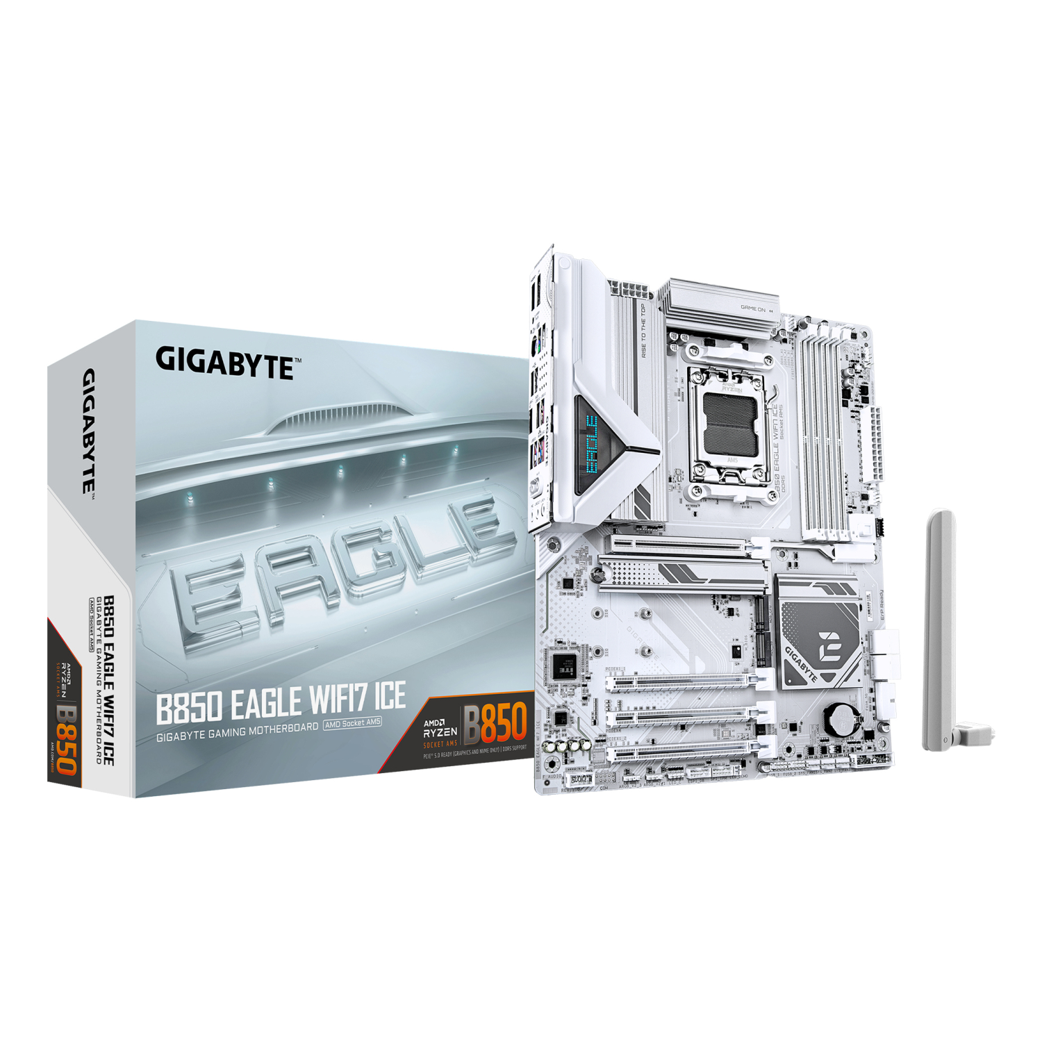 Gigabyte B850 Motherboards - White