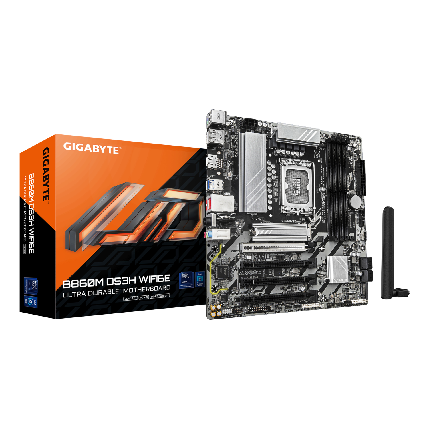 Gigabyte B860M Motherboards - Dark brown