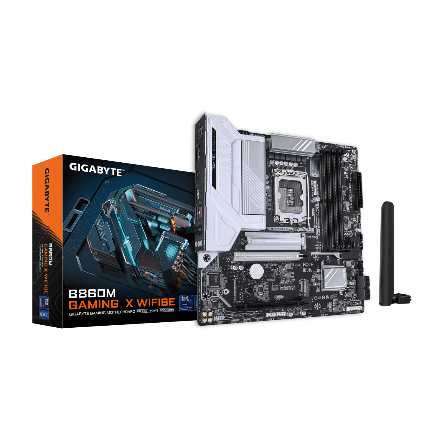 Gigabyte B860M Motherboards - Dark brown