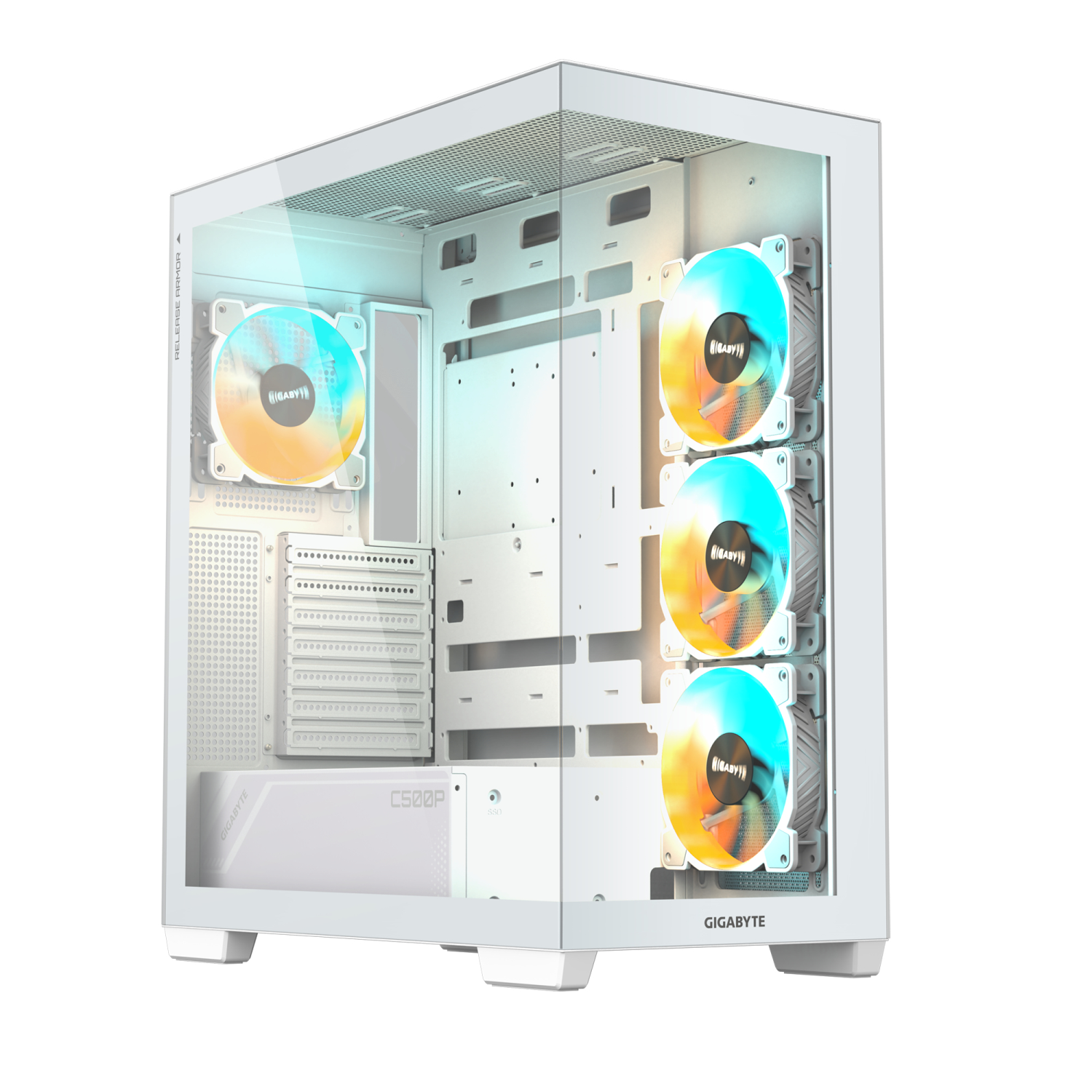 Gigabyte C500 Computer Cases - White