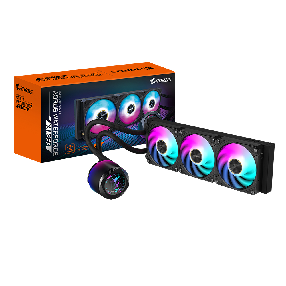 Gigabyte 3x120mm Computer Cooling Systems - Black