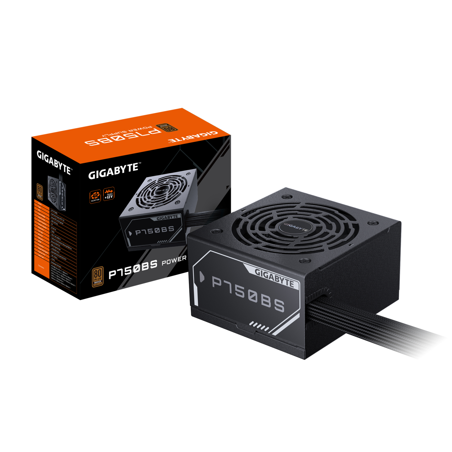 Gigabyte P750BS Power Supply Units - Black