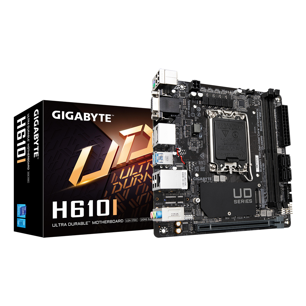 Gigabyte H610I Motherboards - Black