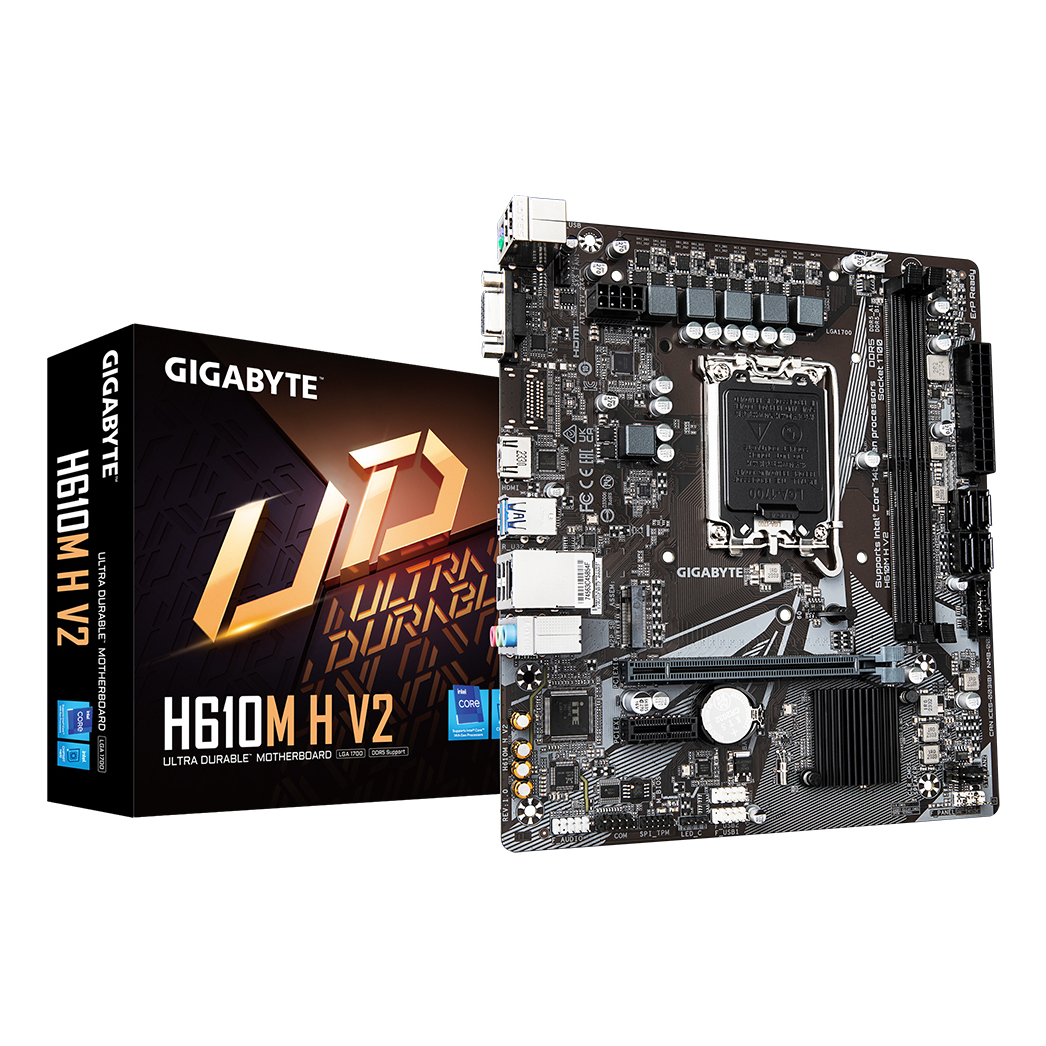 Gigabyte H610M Motherboards - Black