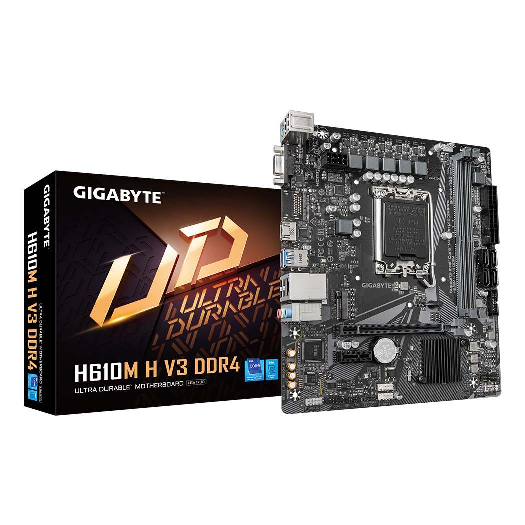 Gigabyte H610M Motherboards - Black