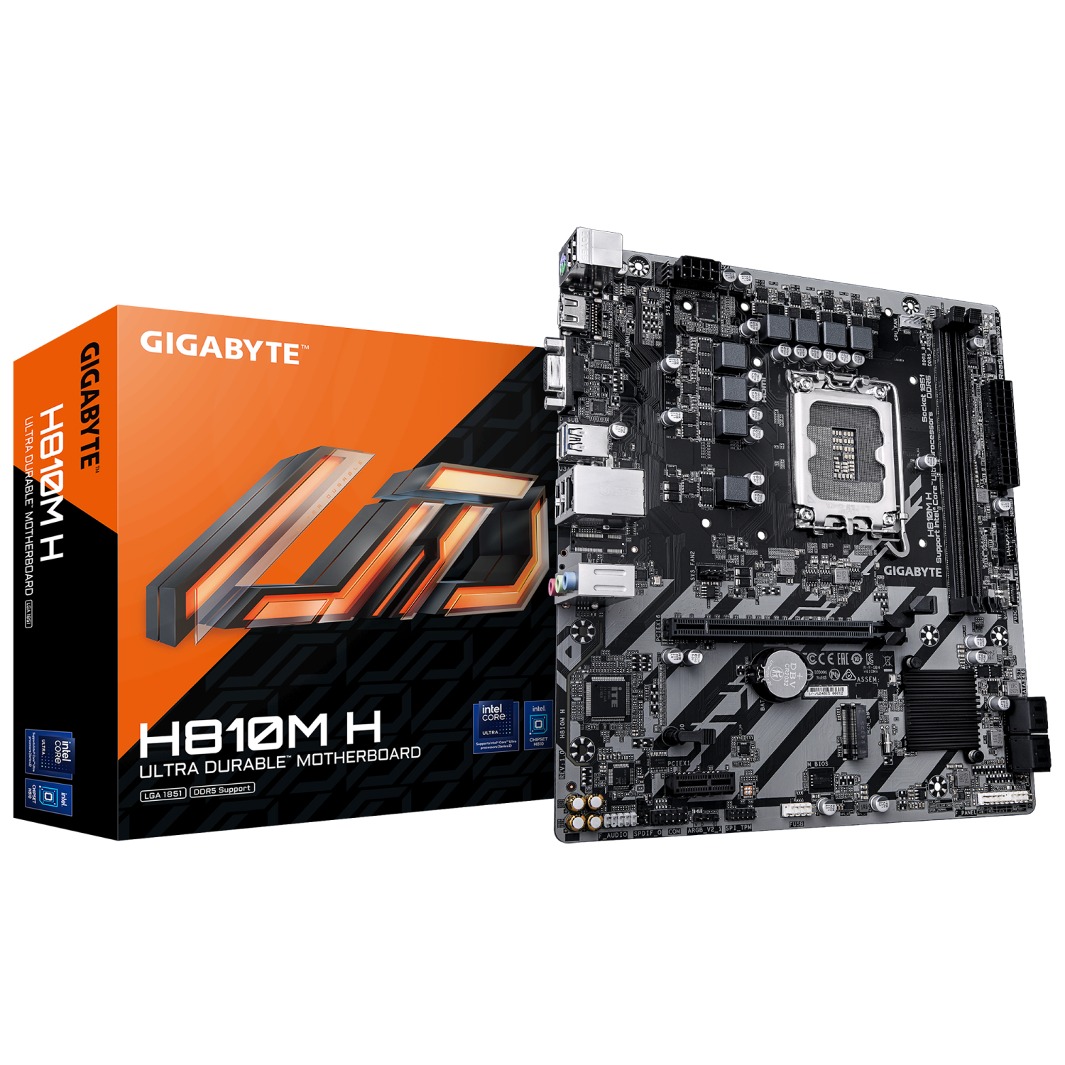 Gigabyte H810M Motherboards - Dark brown