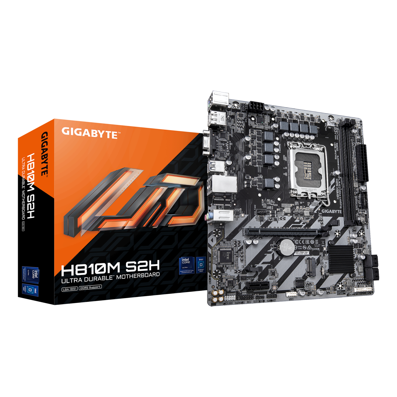 Gigabyte H810M Motherboards - Dark brown