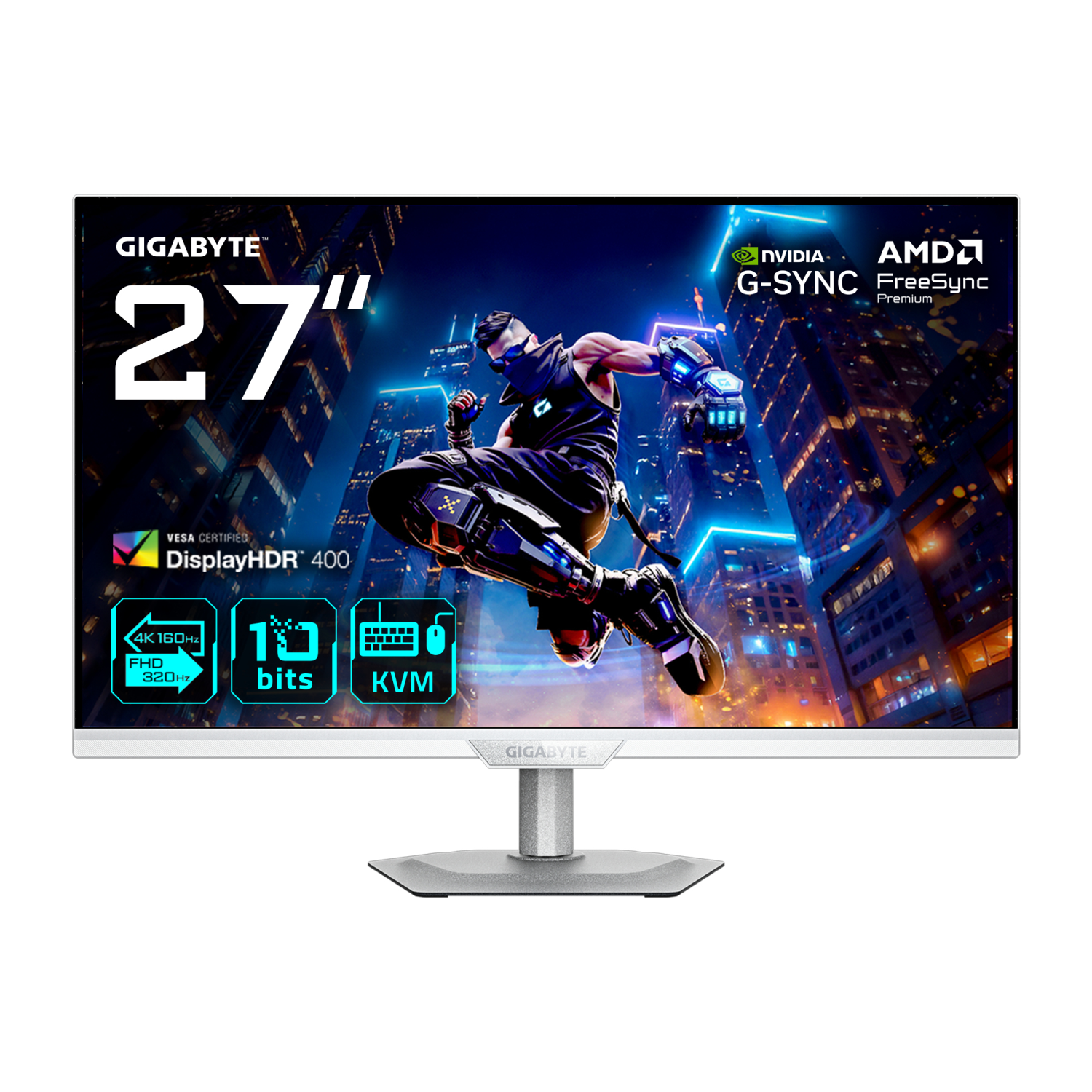 Gigabyte M27UP Gaming Monitors - 27 Inches - White