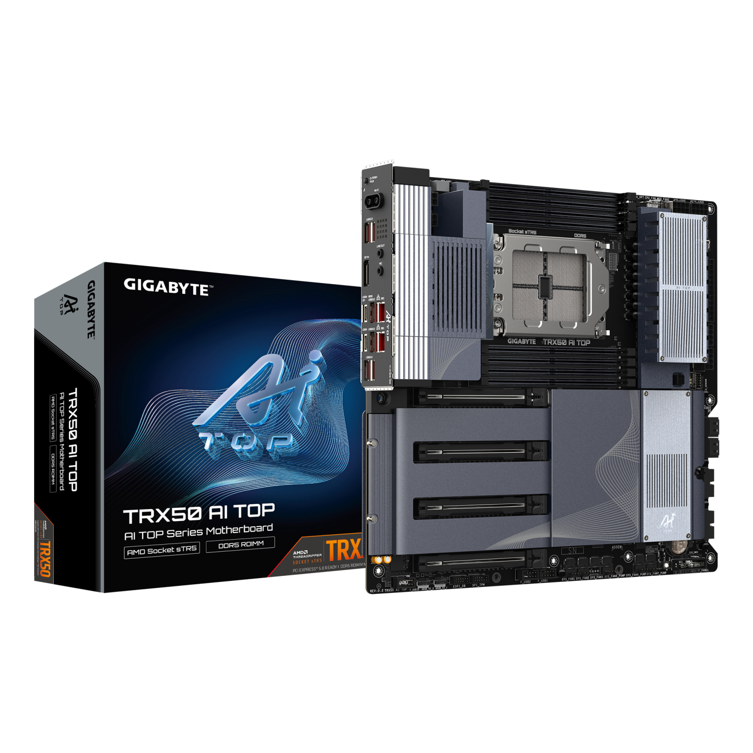 Gigabyte TRX50 Motherboards - Black