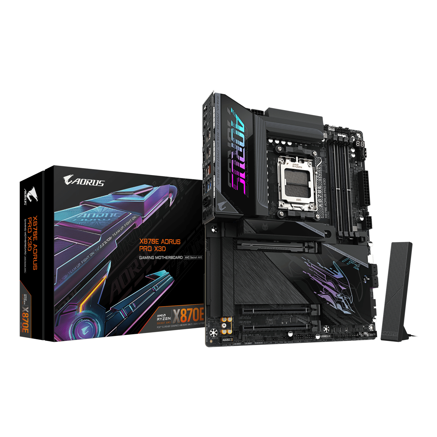 Gigabyte X870E Motherboards - Black