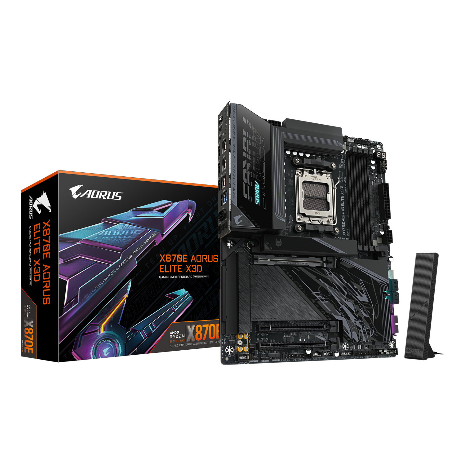 Gigabyte X870E Motherboards - Black