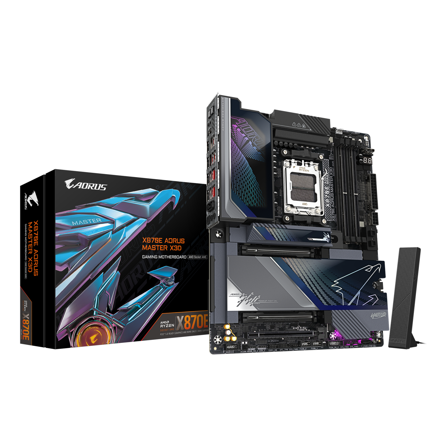 Gigabyte X870E Motherboards - Black