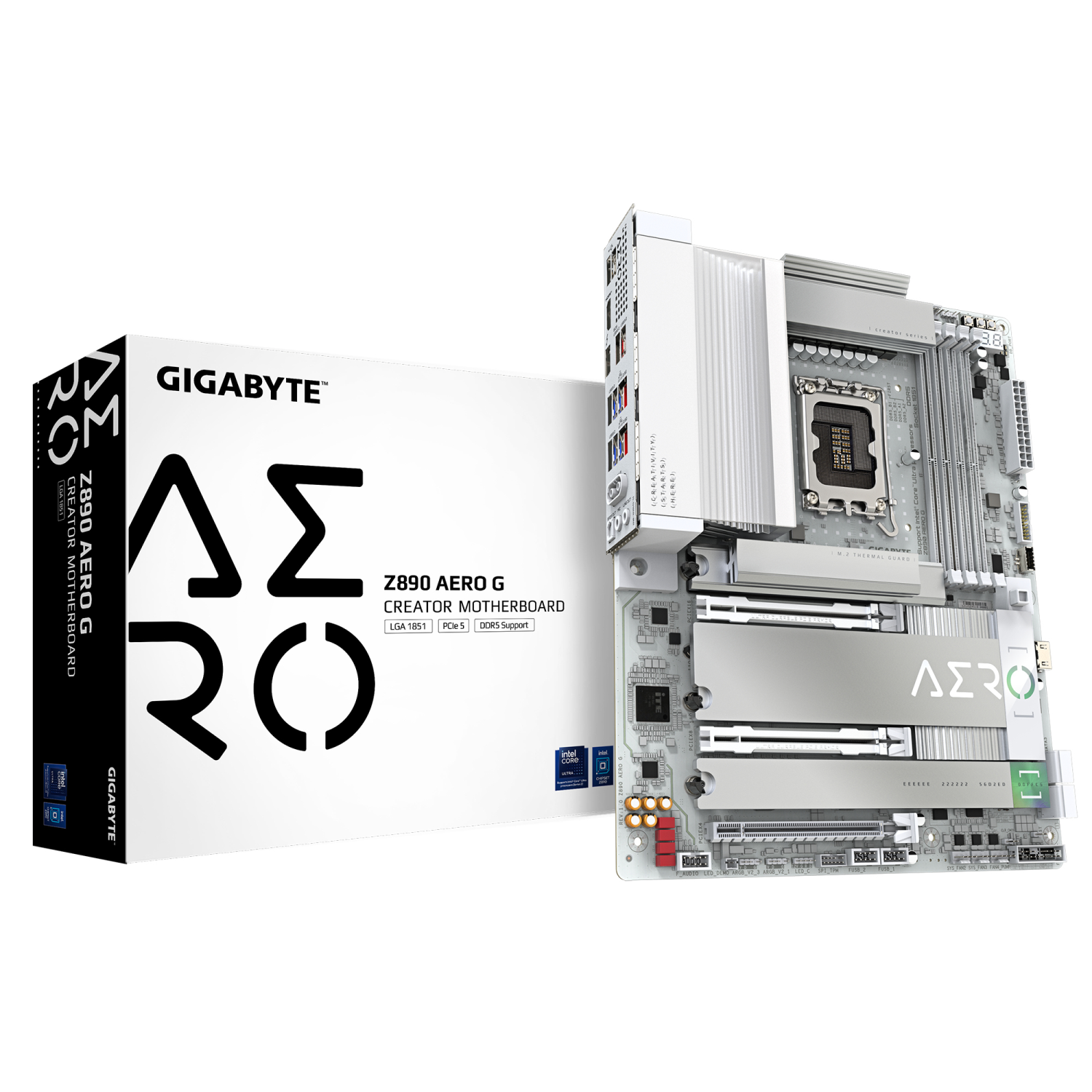 Gigabyte Z890 Motherboards - White