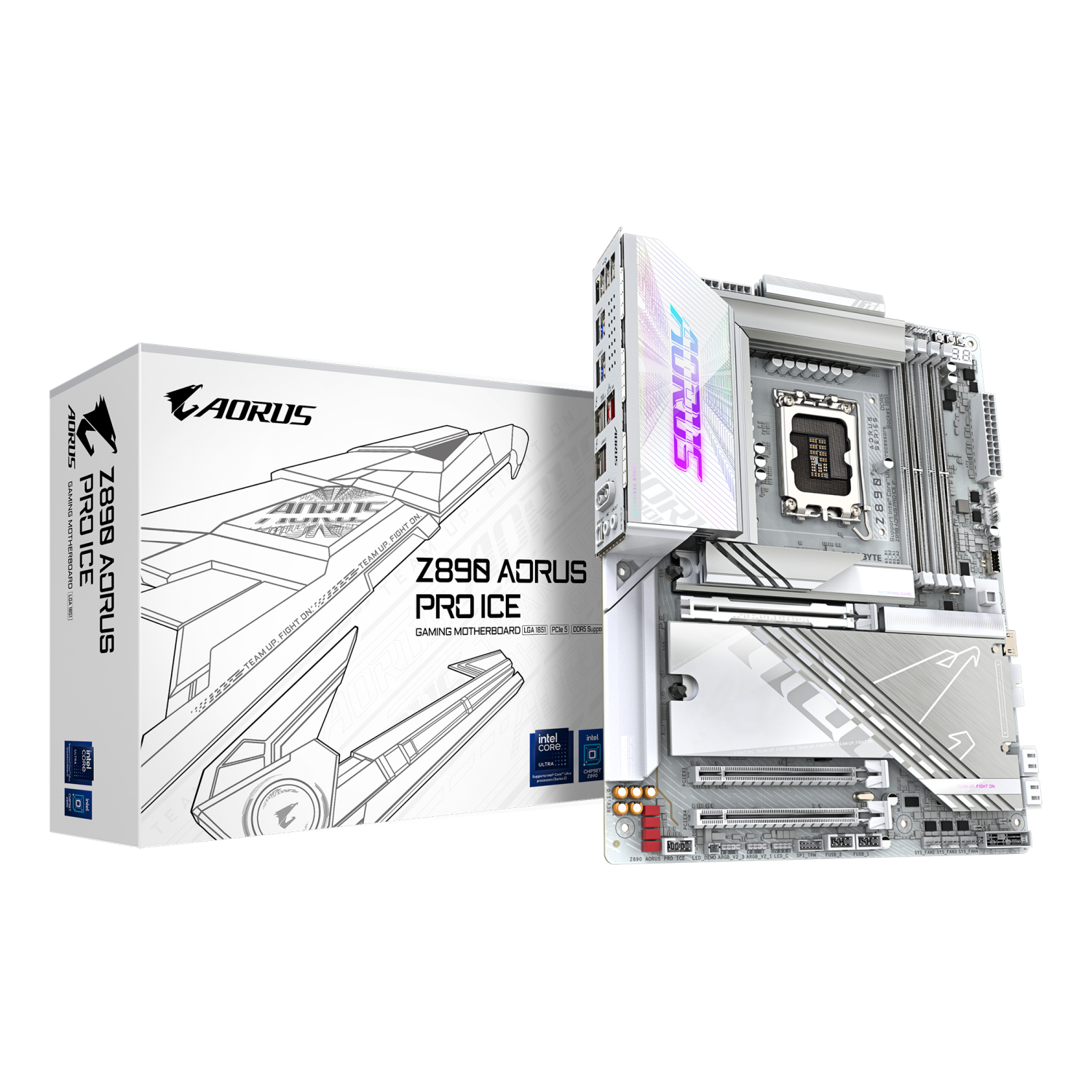 Gigabyte Z890 Motherboards - White